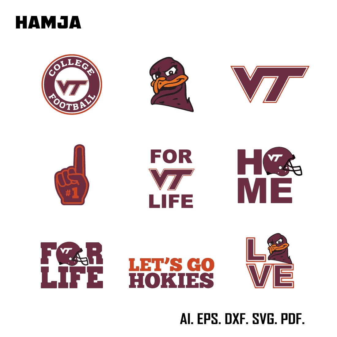 Virginia Tech Hokies logo Svg, Virginia Tech Hokies Logo Svg, NCAAM Virginia Tech Svg, Virginia Tech Basketball Svg, NCAAM Svg, preview image.