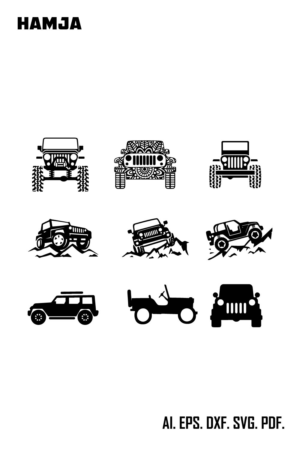 Jeep Bundle Svg, Jeep Svg, Jeep Png, Jeep Vector, Jeep Cricut Svg, Jeep Life Svg, Jeep Clipart, Bundle Jeep svg,Jeep SVG PNG DXF Bundle, Jeep svg, Jeep Life svg, Jeeps svg, Jeep Vector, Jeep clipart, Jeep Silhouette, Off Road svg, pinterest preview image.