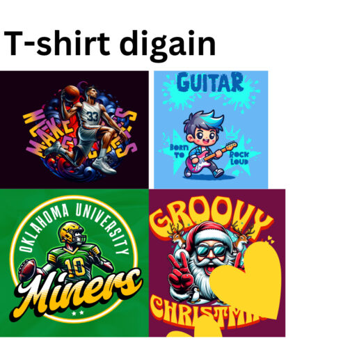 T-shirt digain cover image.