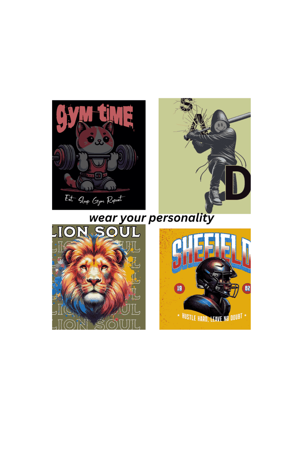 T-Shirts _Wear your Personality pinterest preview image.