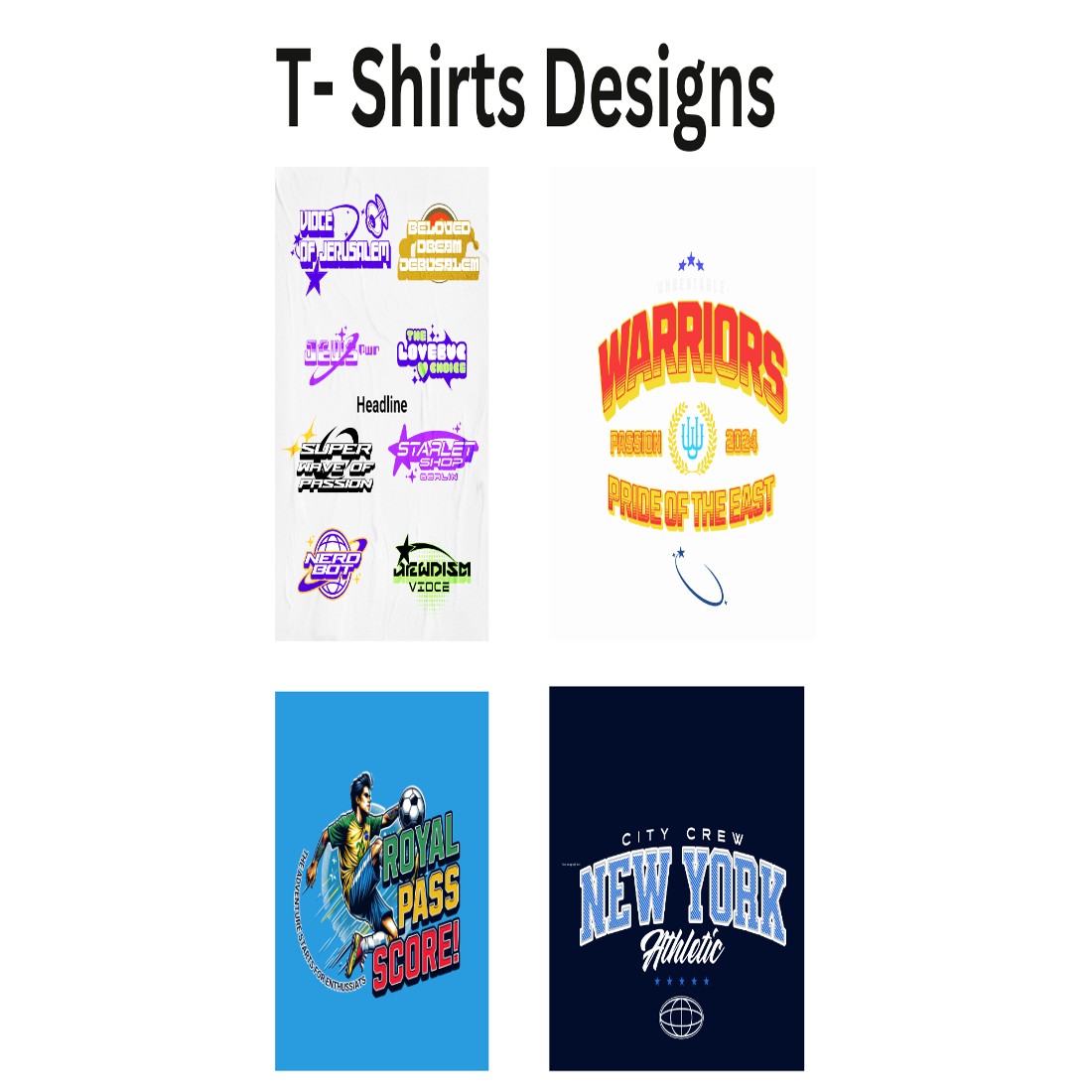 T-shirts Designs cover image.