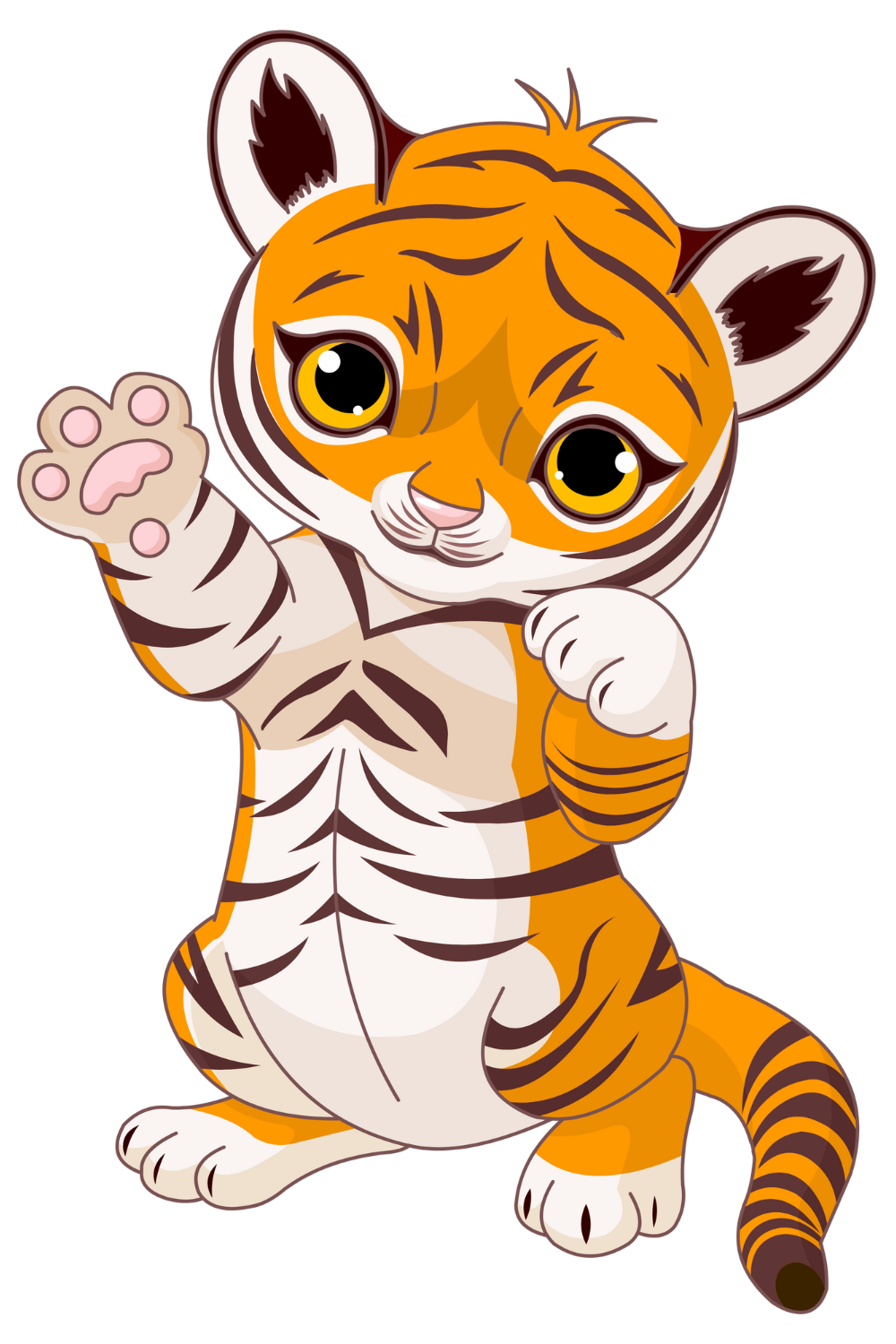 Tiger Graphics pinterest preview image.