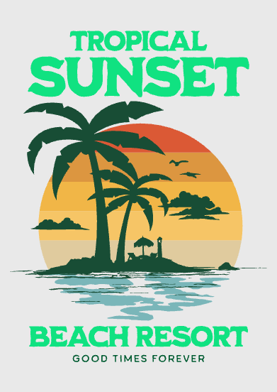 tropical sunset beach resort 78