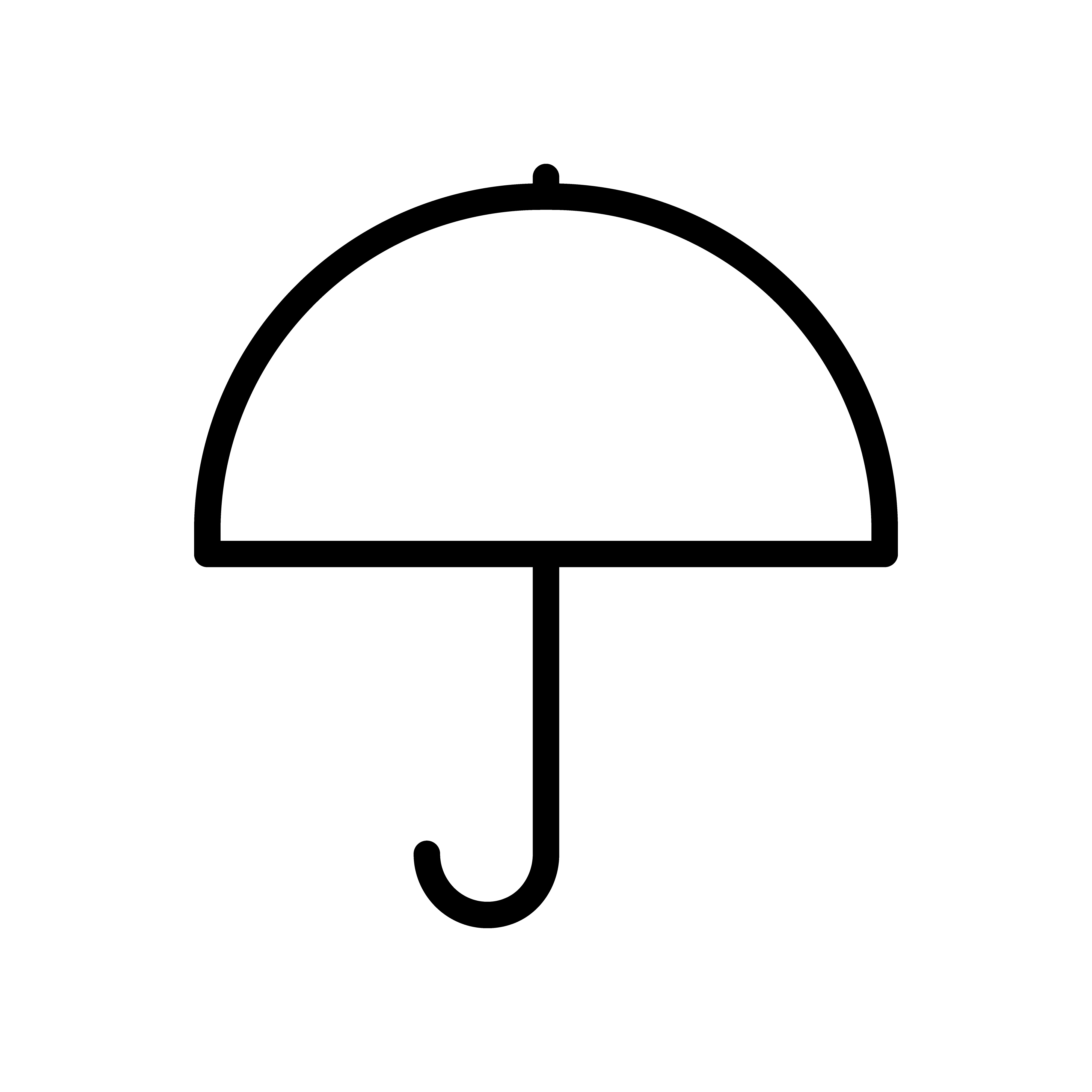 This is a Nice Umbrella Icon design cover image.