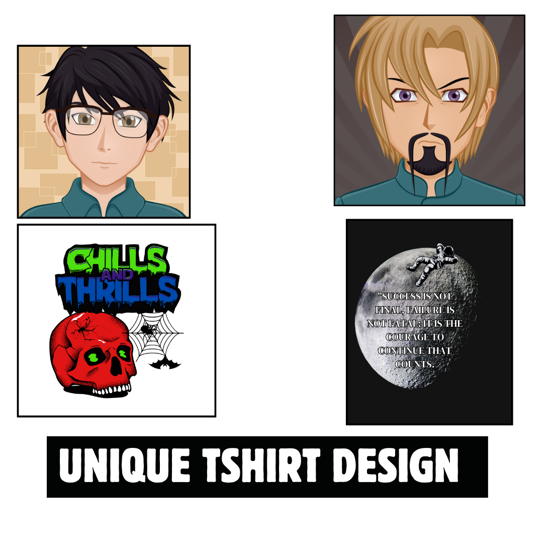 UNIQUE TSHIRT DESIGN preview image.