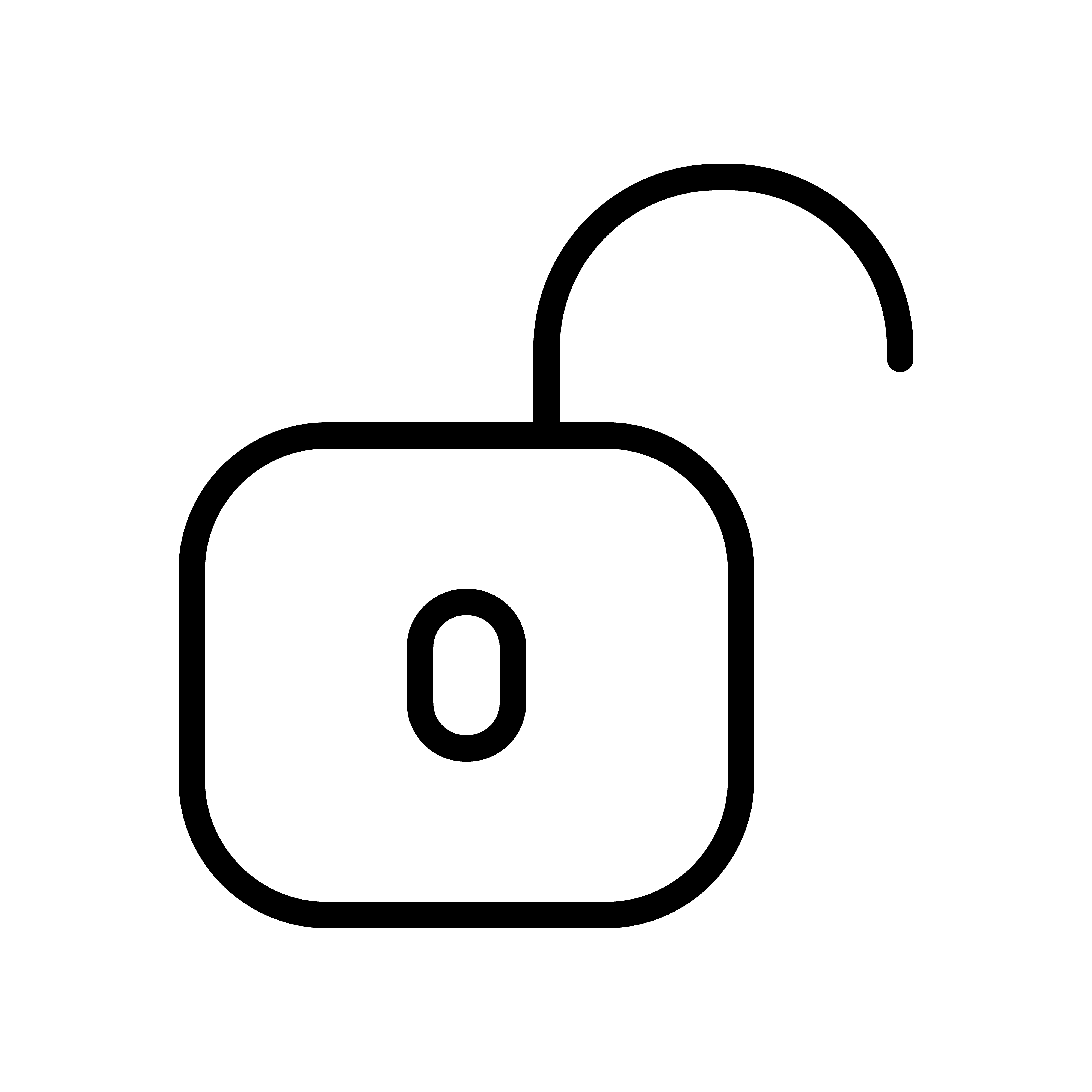 This is a Nice Unlock Icon Design preview image.