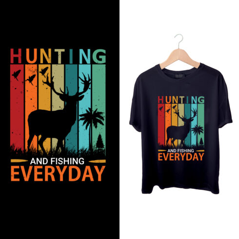 Hunting T-shart Design cover image.