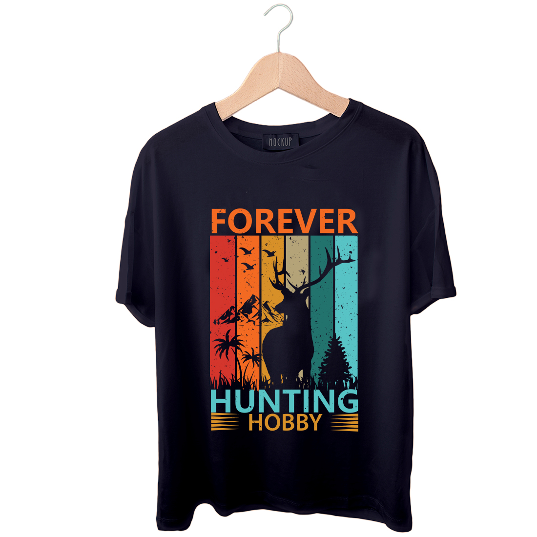 Hunting T-shirt Design cover image.