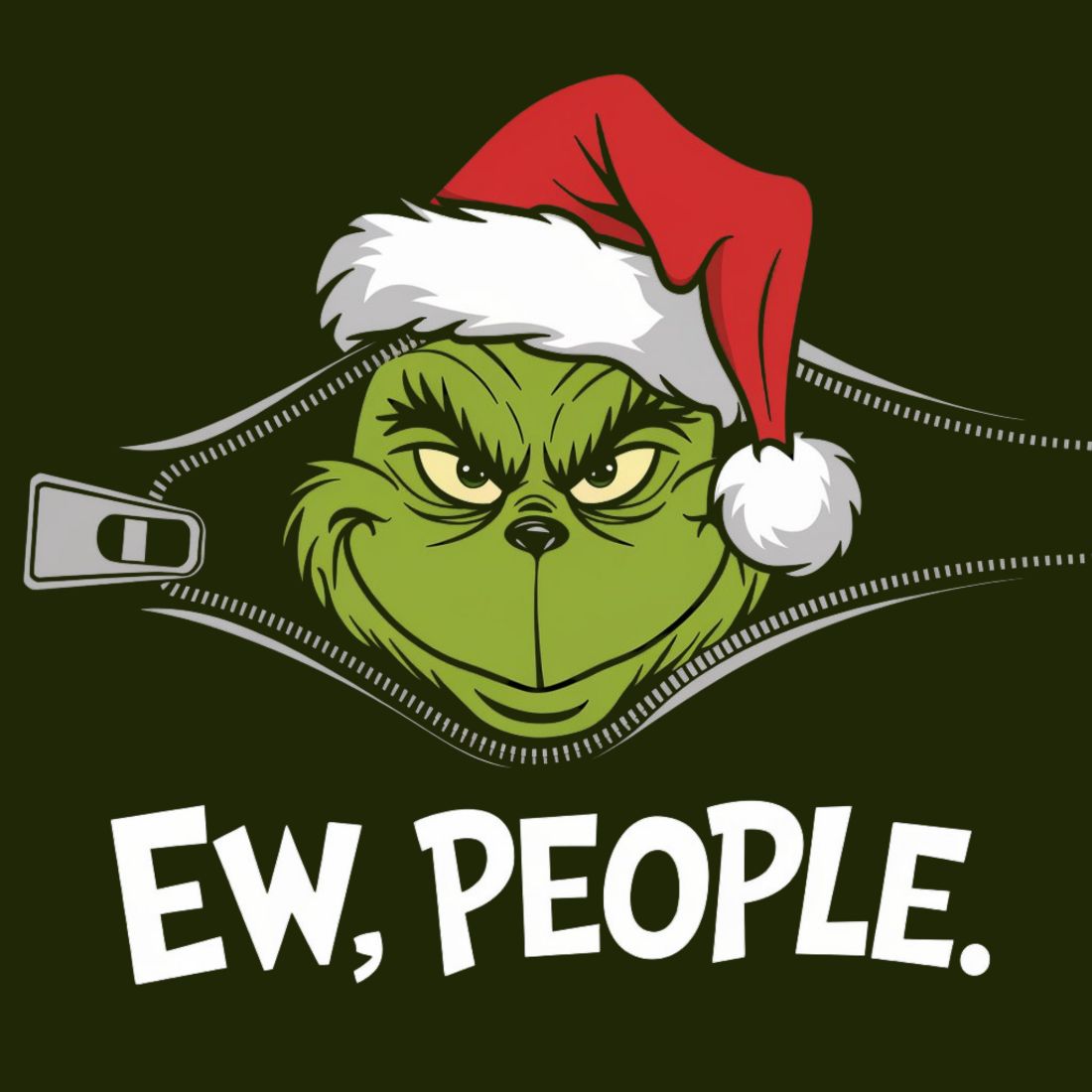 Ew, People T-shirt Design preview image.