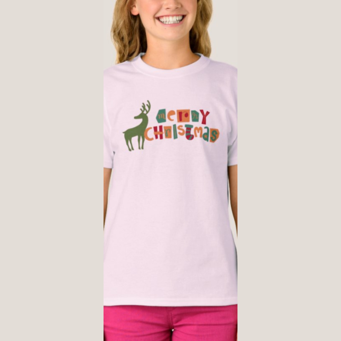 "Merry Christmas - Festive T-Shirt" preview image.