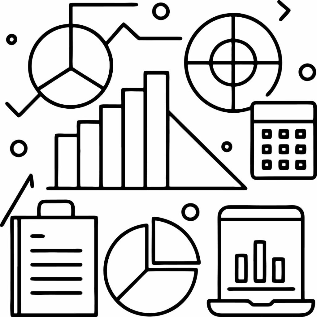 Business Line Art Icon total 10 Set Icon Vector Bundle - MasterBundles