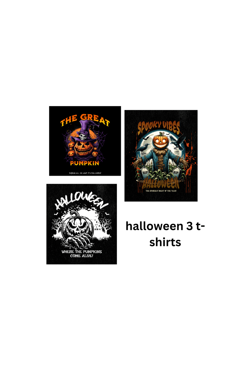 Halloween t shirt pinterest preview image.