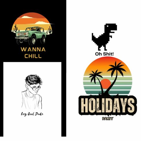 T-shirts for Holidays and Simple use cover image.