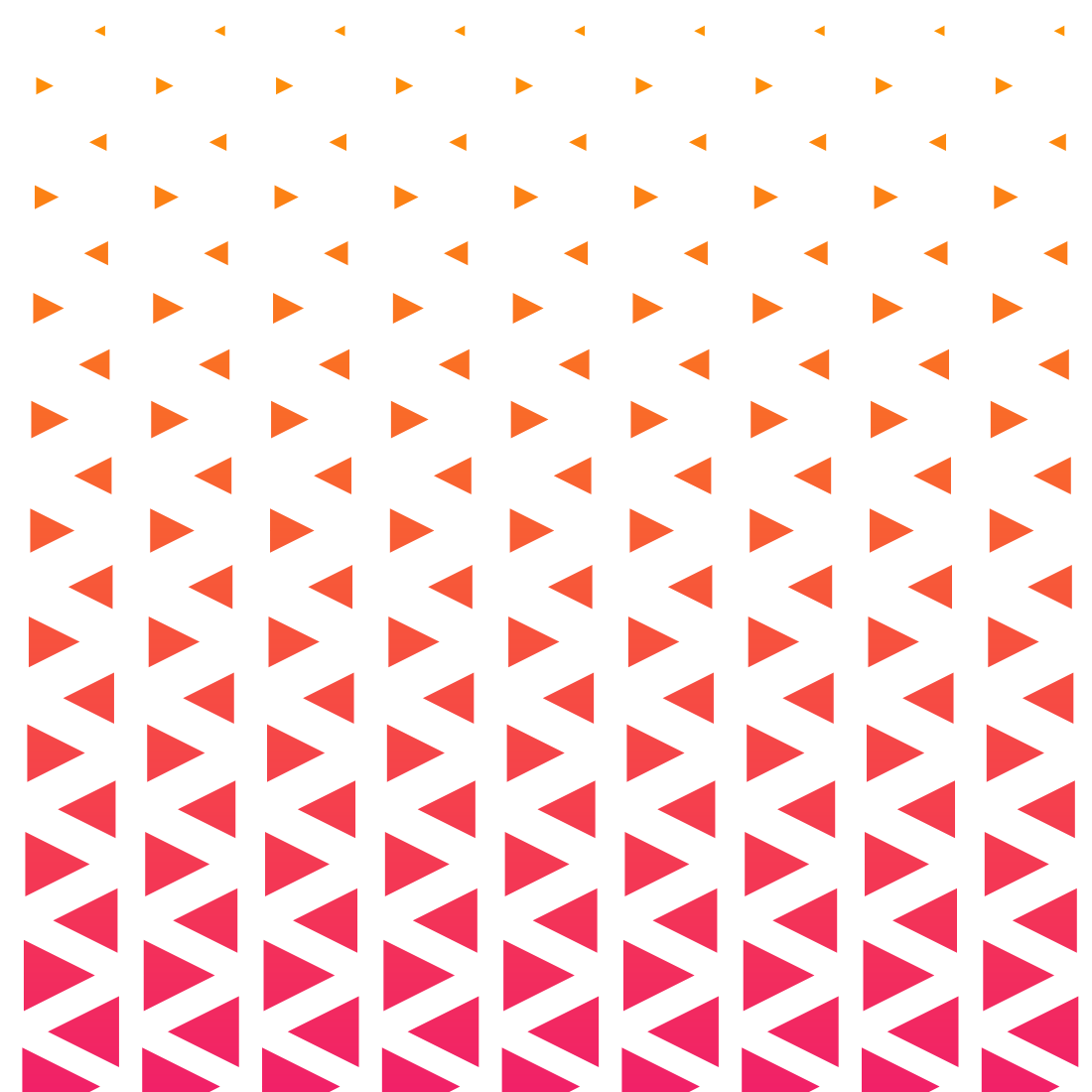 Gradient Triangle Pattern T-Shirt preview image.