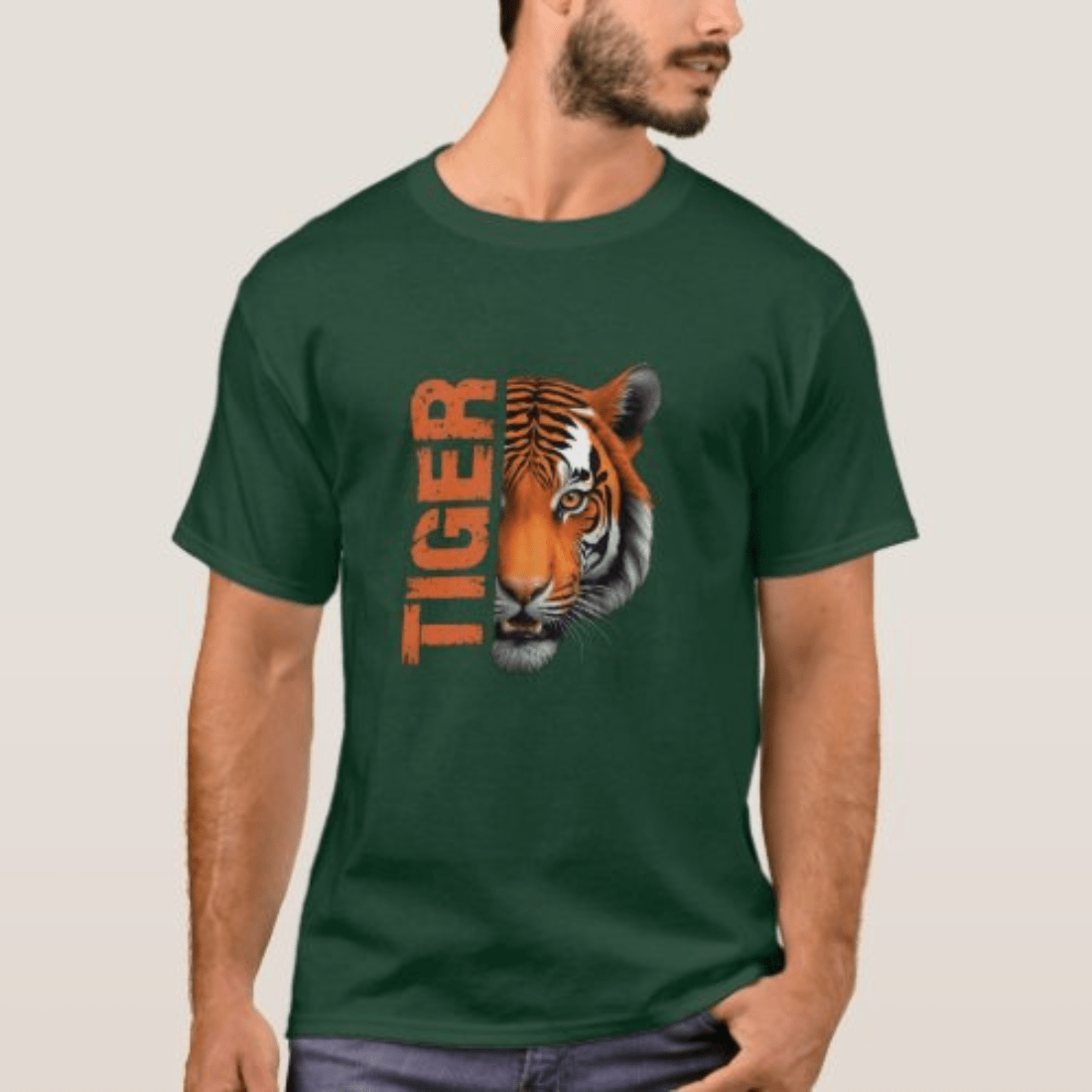 Fierce & Stylish Tiger T-Shirt – Perfect for Animal Lovers & Trendsetters preview image.