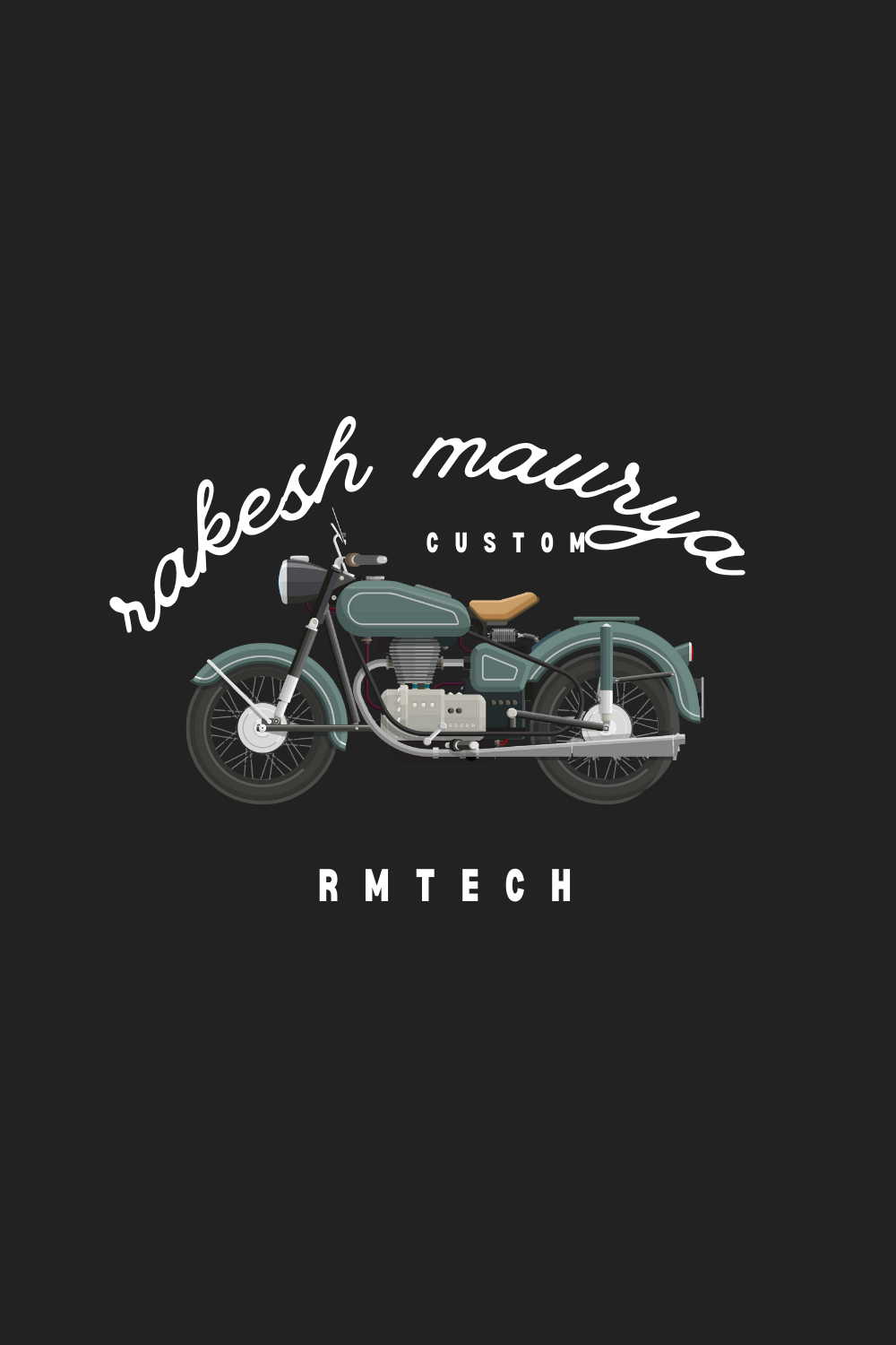 bike tshirt design pinterest preview image.