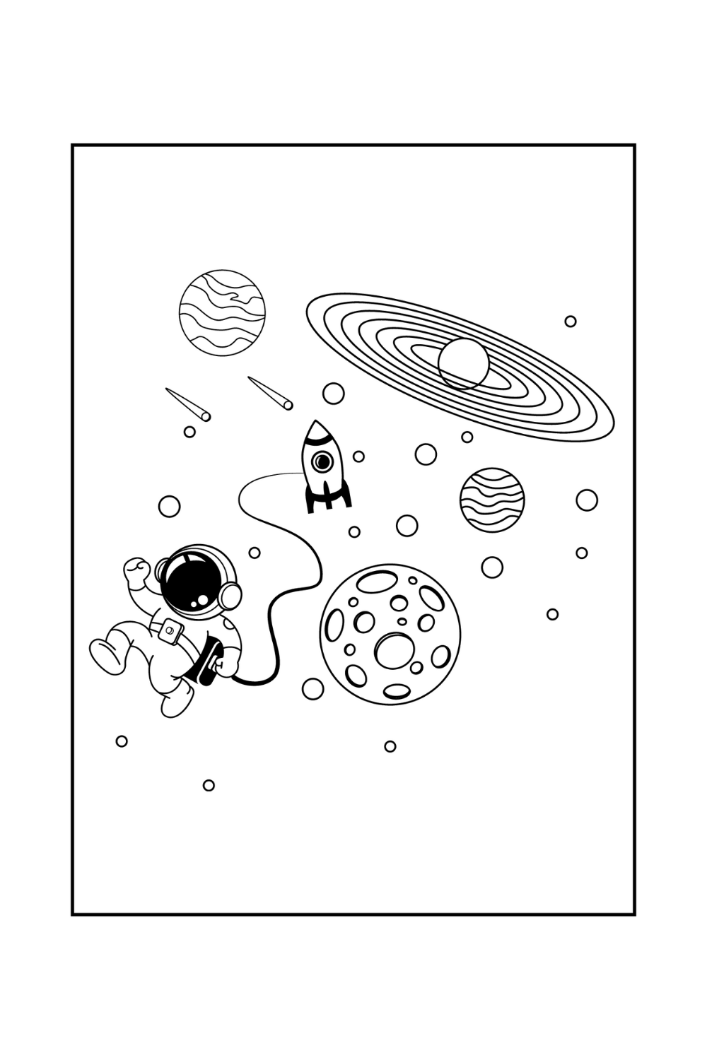 50 amazing space coloring book pages pinterest preview image.