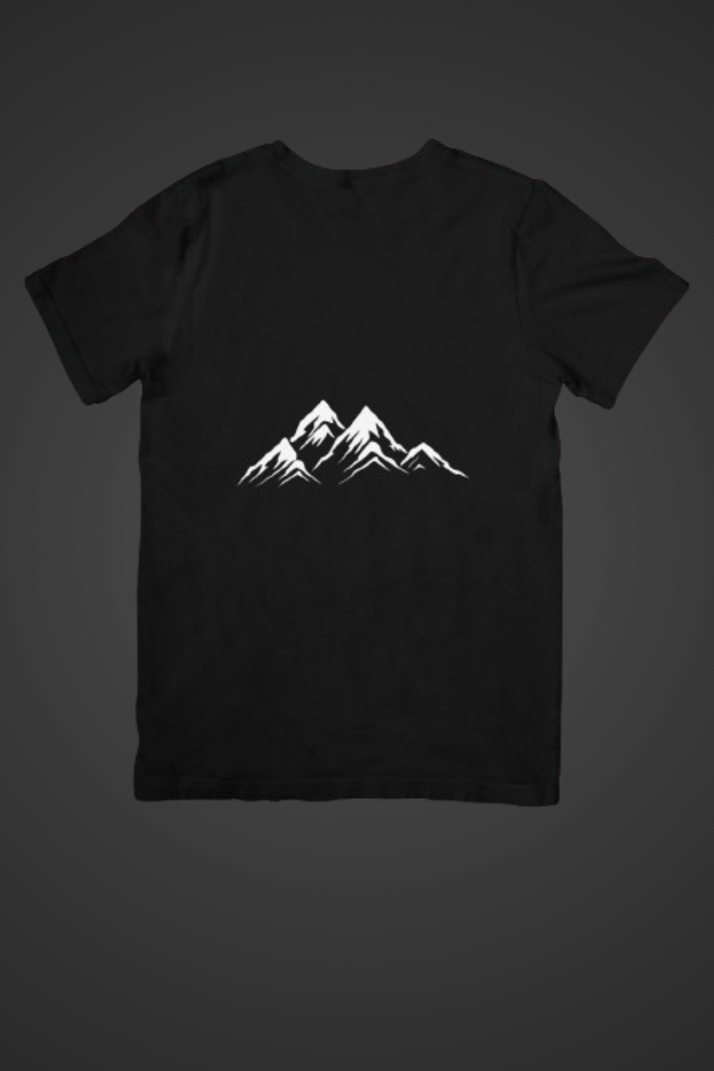 Amazing mountain design for T-shirt pinterest preview image.