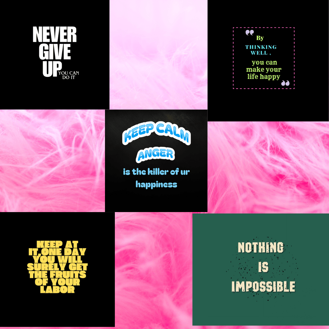 5 motivational quotes t shirts designs preview image.