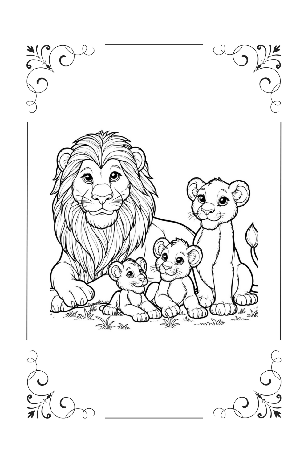 50 wild animals coloring book pages pinterest preview image.