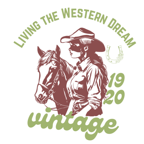 "Living the Western Dream: Vintage 1920" cover image.