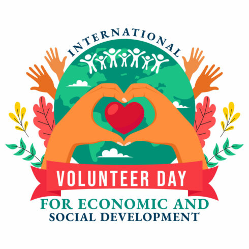 11 Volunteer Day for Economic and Social Development Illustration cover image.