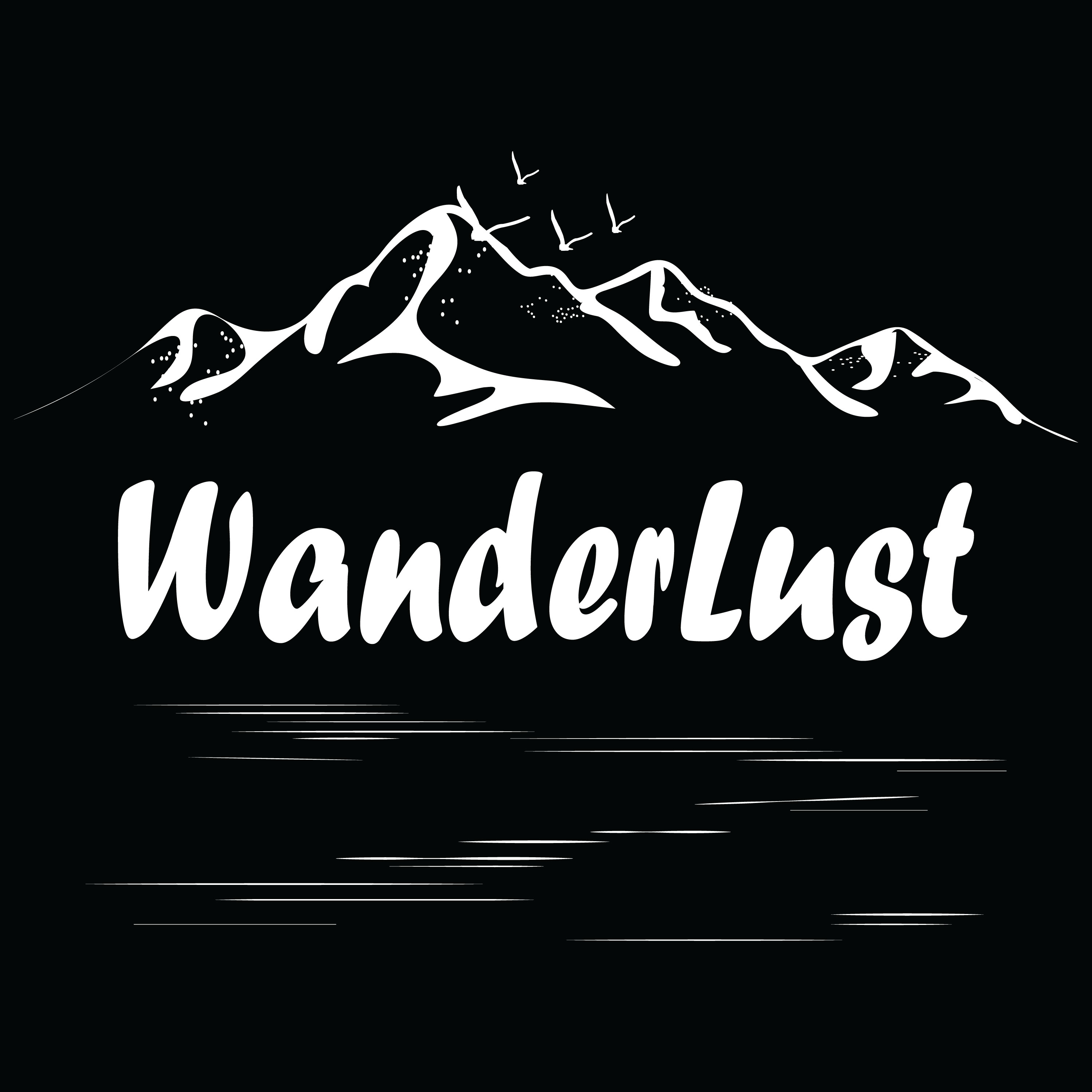 WANDERLUST Versatile Vector Designs for All Your Print on Demand Needs: T-Shirts, Hoodies, Mugs, and More preview image.