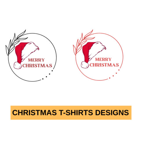 MERRY CHRISTMAS T-SHIRT DESIGNS cover image.