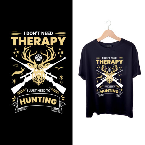 Hunting T-shirt Design cover image.