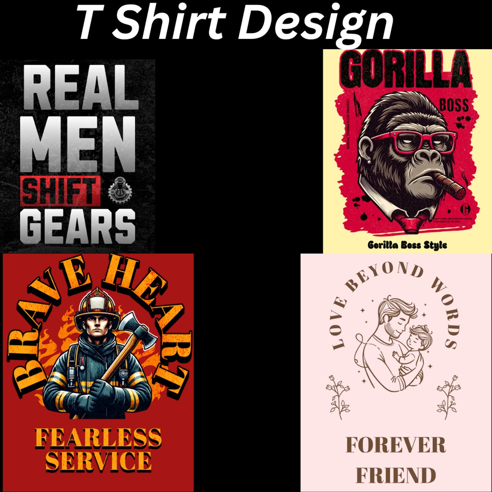 T Shirt Designs preview image.