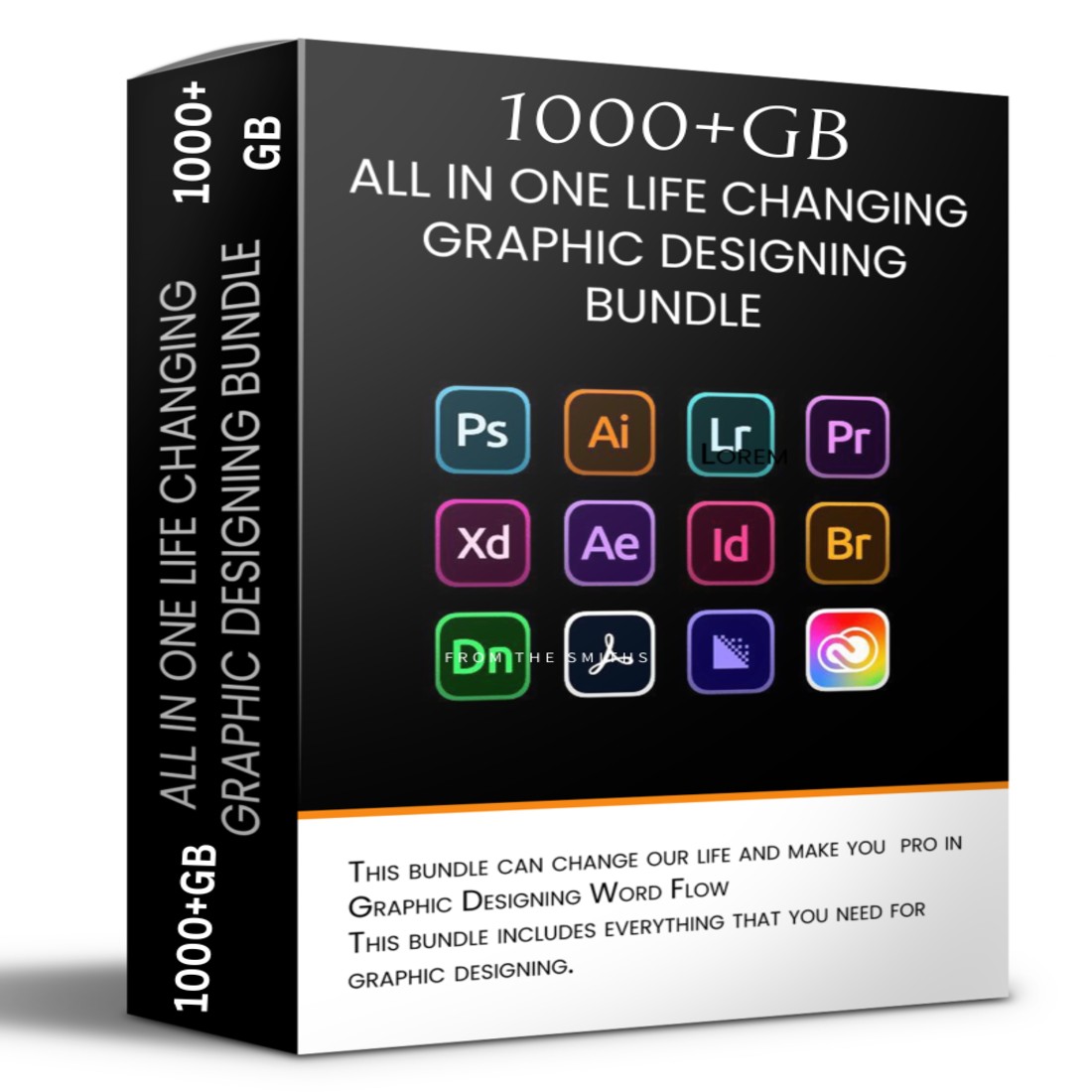 1000+GB Graphics Design Bundle Amezing Graphic design preview image.