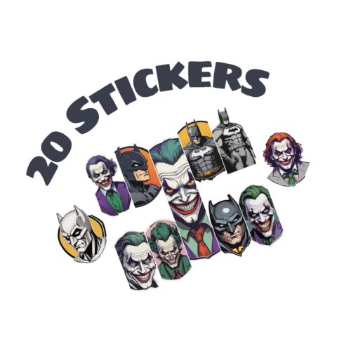 Joker+Batman Stickers Bundle cover image.