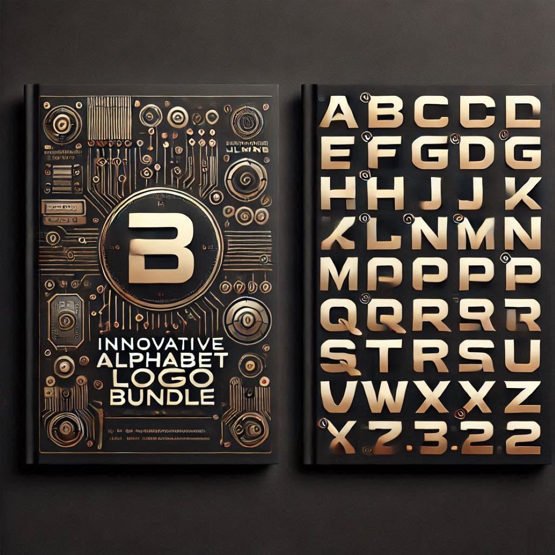 Innovative Alphabet Logo Bundle cover image.