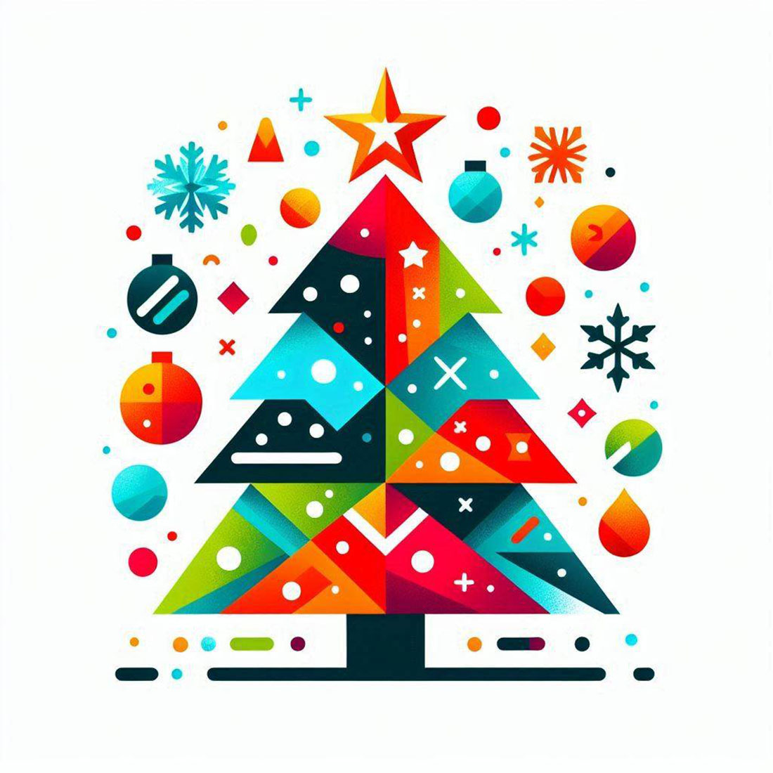 CHRISTMAS TREE LOGO preview image.