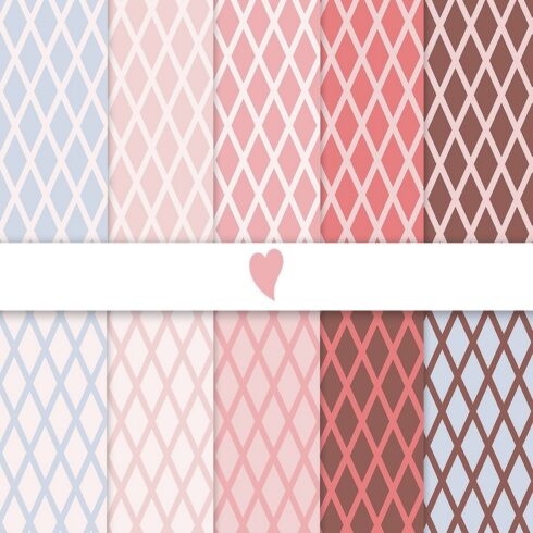 Blushing dawn seamless paper patterns cover image.