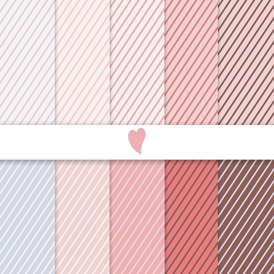 Blushing dawn seamless paper patterns cover image.