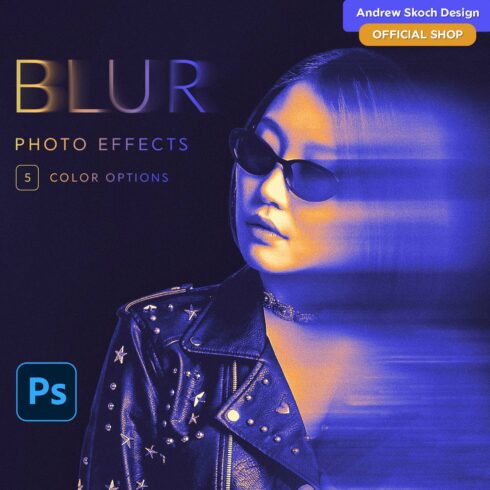 Duotone Blur Photo Effect cover image.