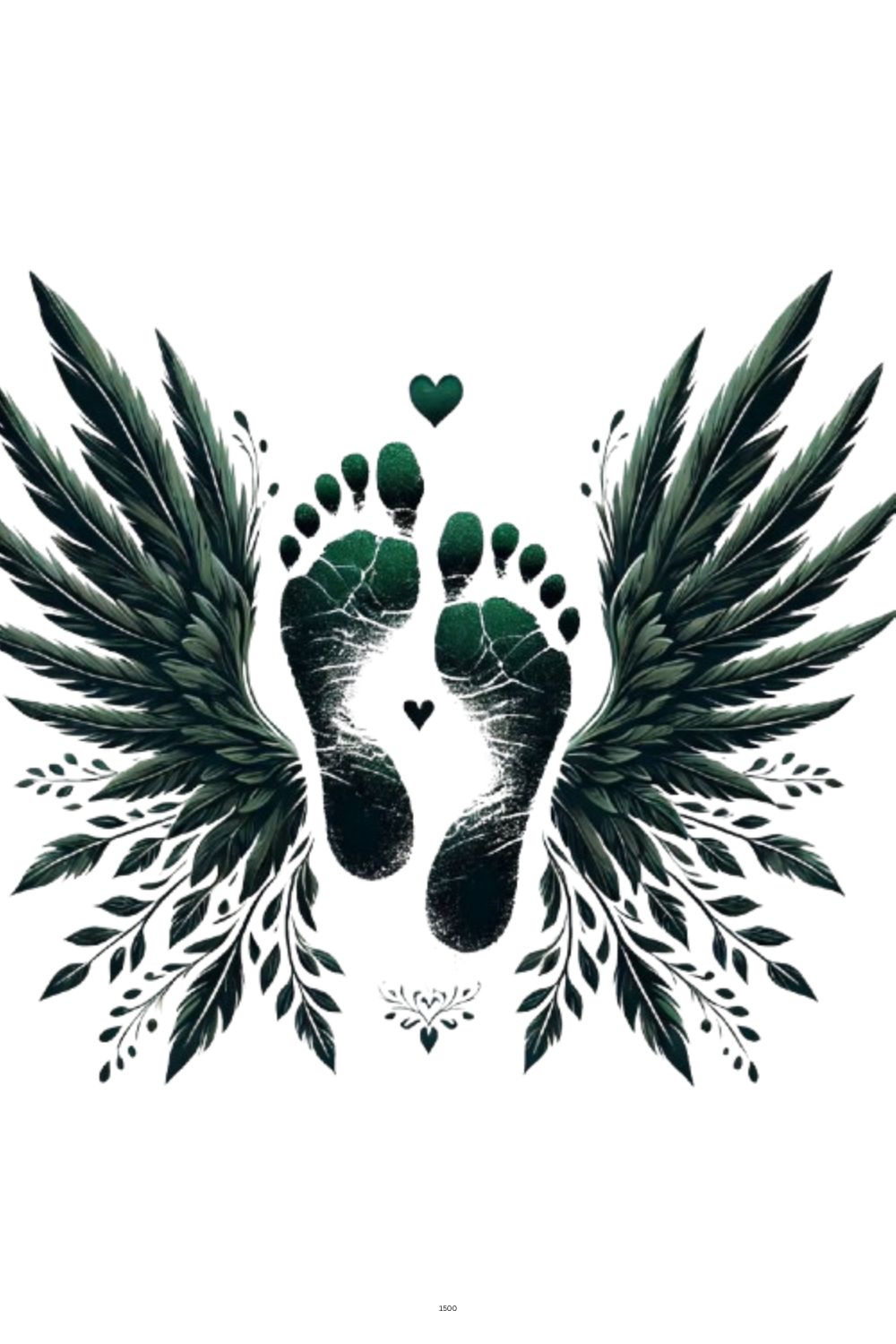 Green Footprint Design pinterest preview image.