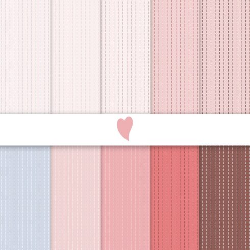 Blushing dawn seamless paper patterns cover image.