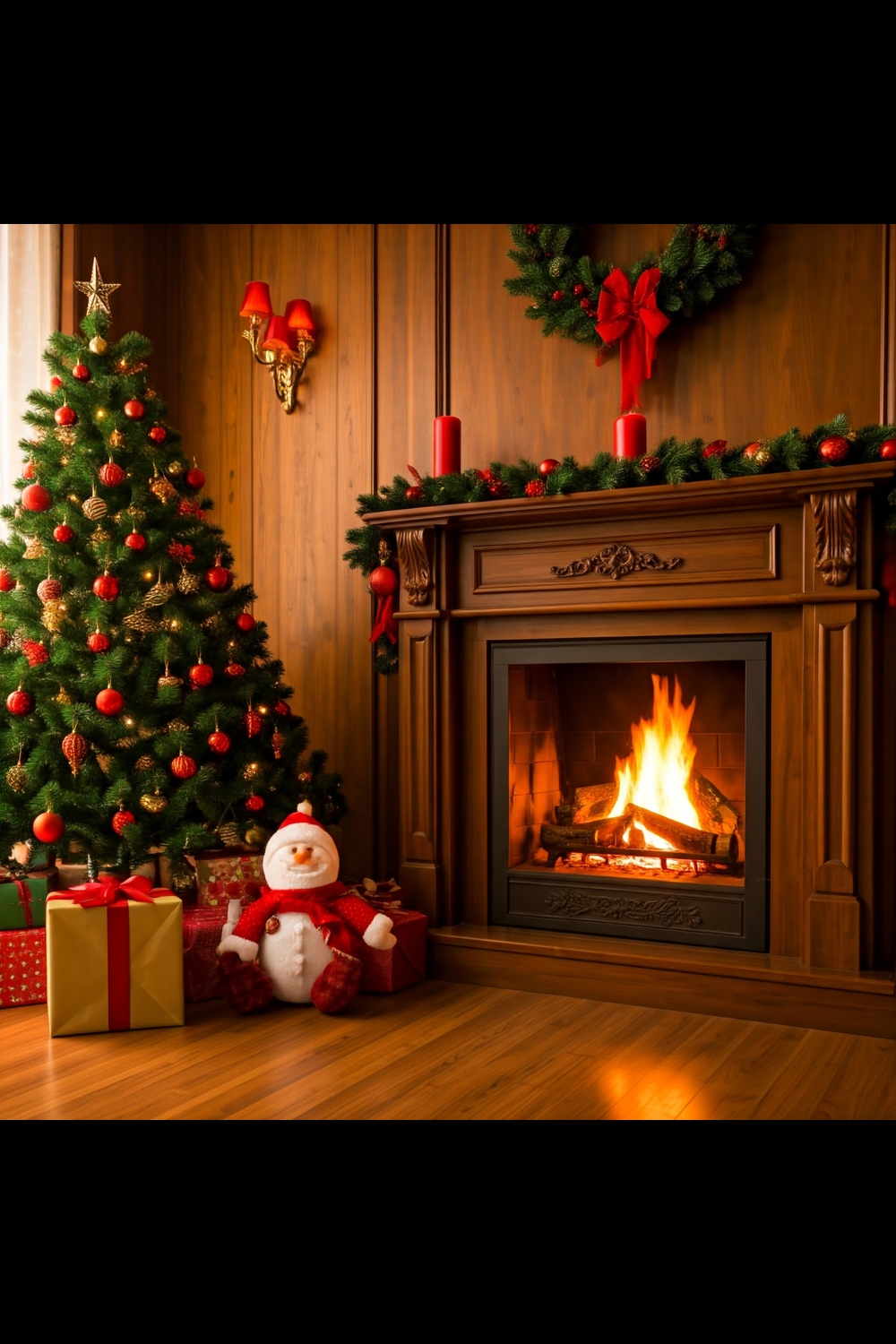 Christmas Background Images pinterest preview image.