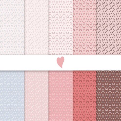 Blushing dawn seamless paper patterns cover image.