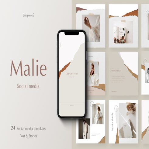 Malie Social Media Pack cover image.