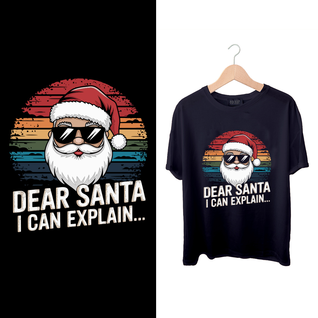 Christmas T-Shirt Design preview image.