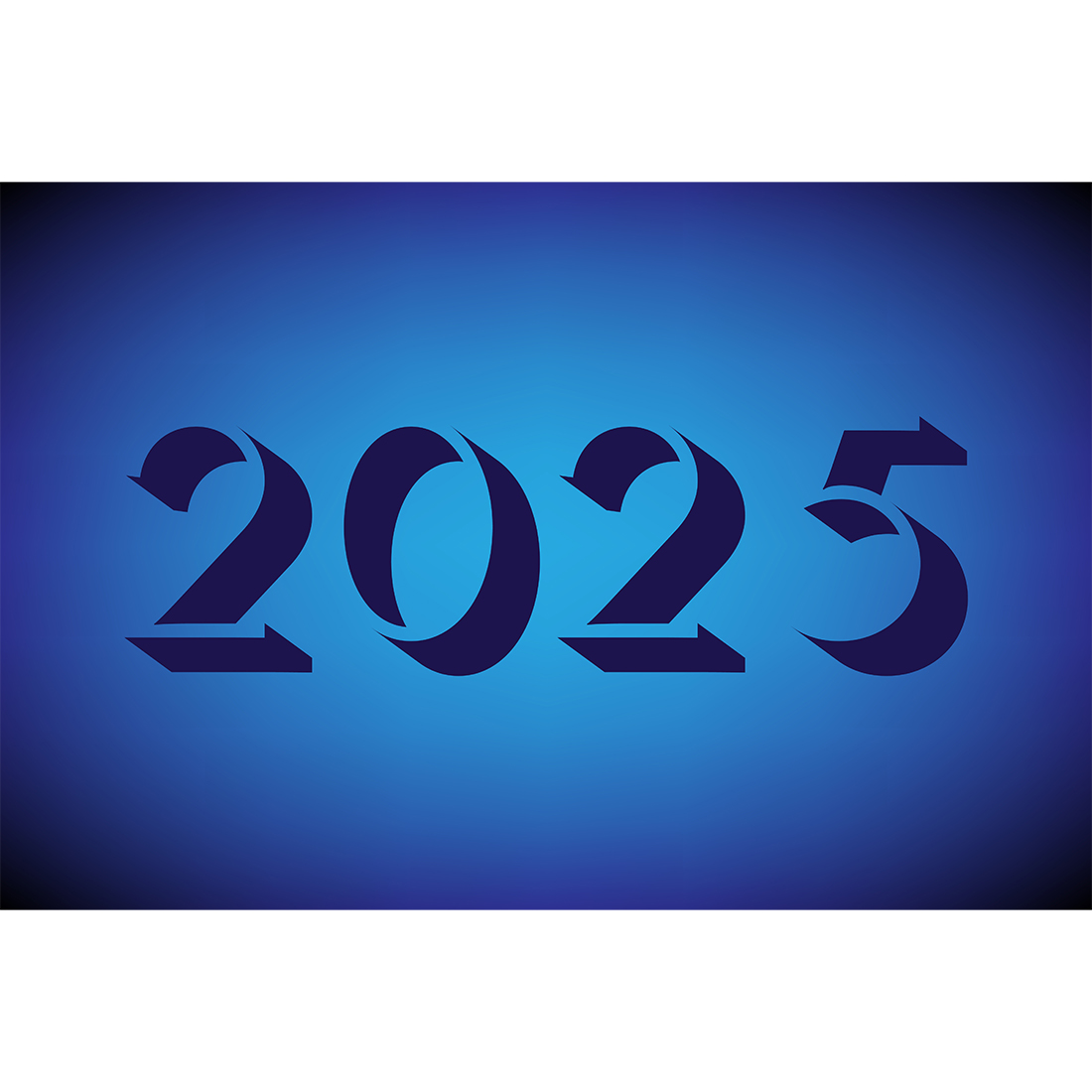 2025 text design preview image.