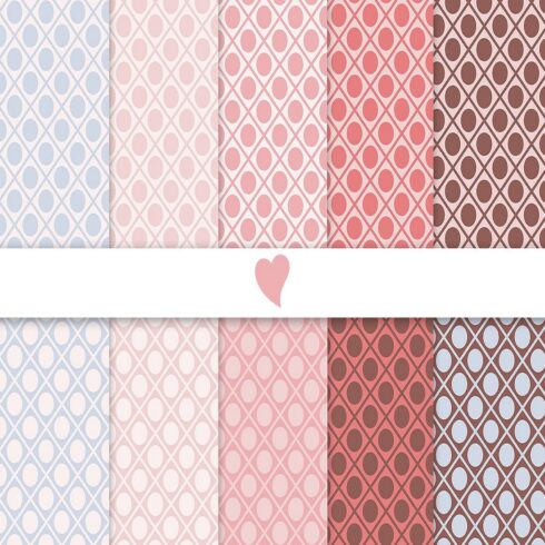 Blushing dawn seamless paper patterns cover image.