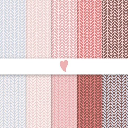 Blushing dawn seamless paper patterns cover image.