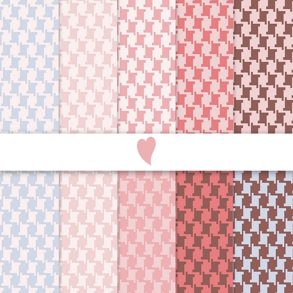 Blushing dawn seamless paper patterns - MasterBundles