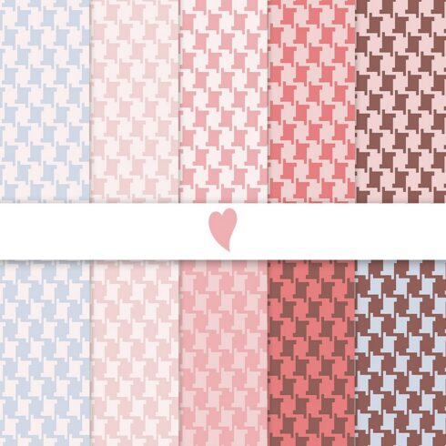 Blushing dawn seamless paper patterns cover image.