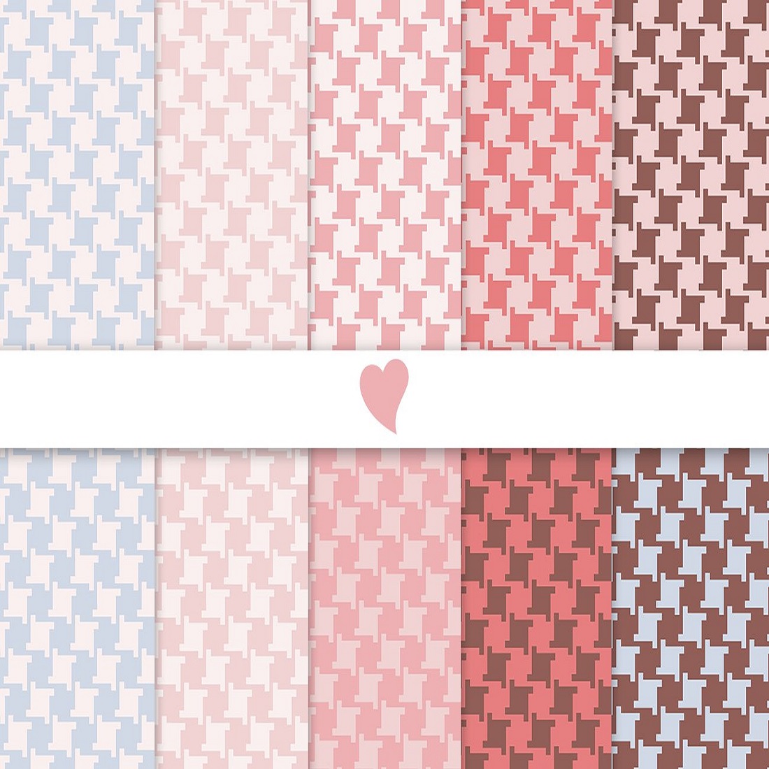 Blushing dawn seamless paper patterns cover image.