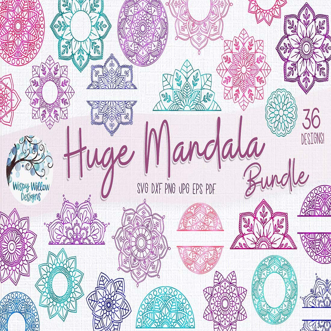 3 huge mandala bundle 36 mandala svg cut files 481